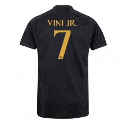 Fotballdrakt Herre Real Madrid Vinicius Junior #7 Tredjedrakt 2023-24 Kortermet
